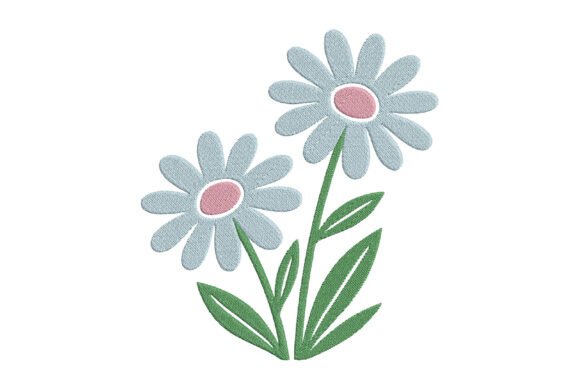 Blue Daisy Embroidery Design Review