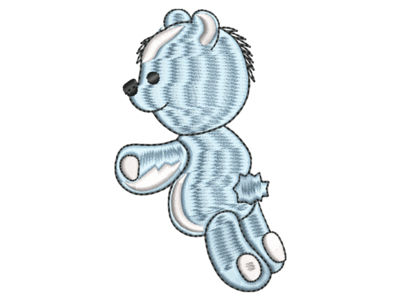 Blue Teddy Bear Embroidery Design Review