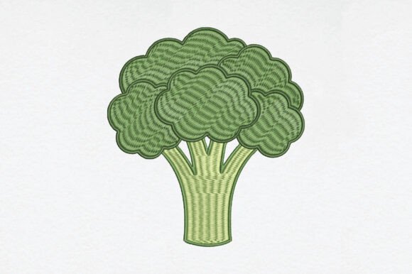 Broccoli Vegetable Embroidery Review