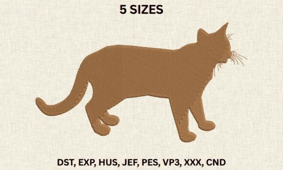Cat Silhouette Embroidery Review for Real Projects