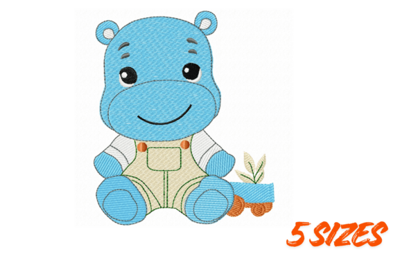 Cute Hippo Baby Embroidery Design File Review