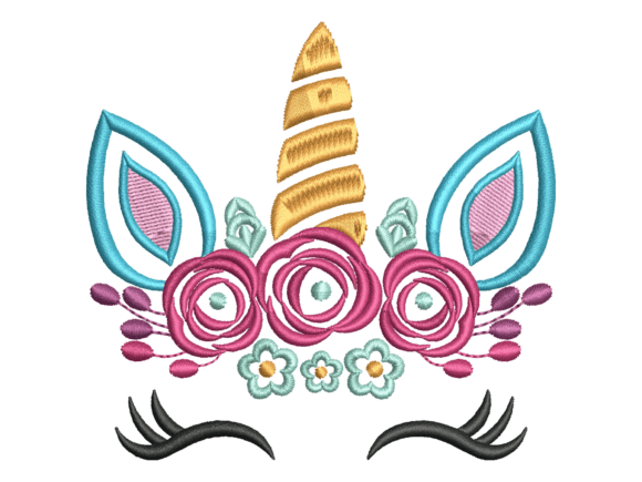 Floral Unicorn Embroidery Review for Apparel
