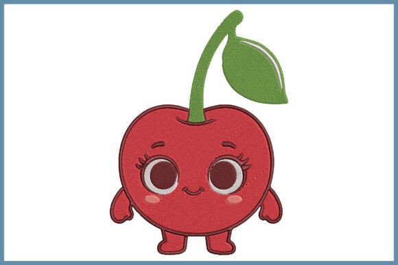 Kawaii Cherry Embroidery Design Review