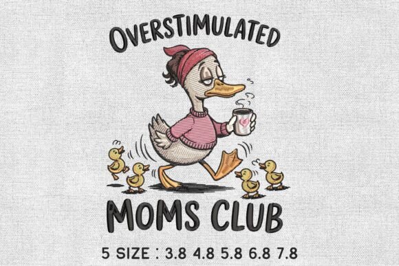 Overstimulated Moms Club Duck Embroidery Review