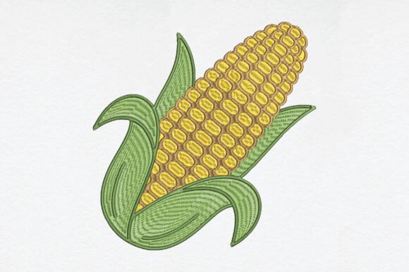 Peeled Corn on Cob Embroidery Design Review