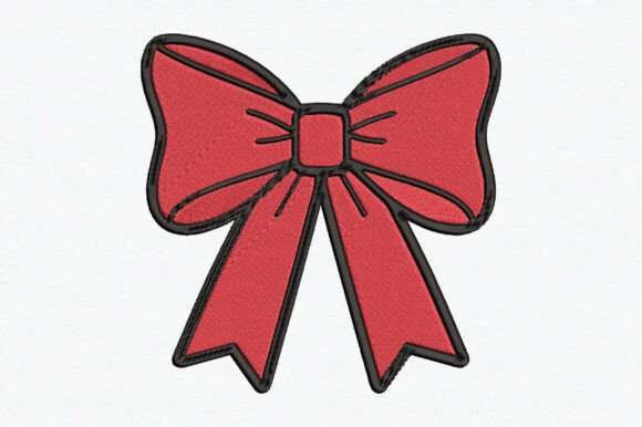 Red Bow Embroidery Design: A Professional Review