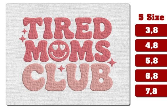 Retro Tired Moms Club Machine Embroidery Review
