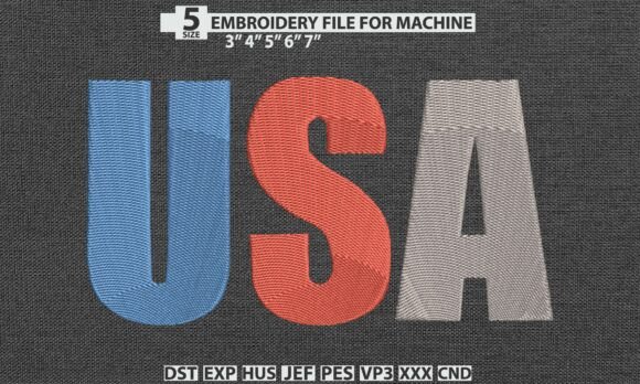 USA Embroidery Pattern DST PES Designs Review